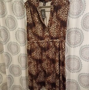Robert Louis animal print dress